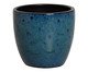 Vaso Orquídea Esmaltado Azul e Preto, Azul | WestwingNow