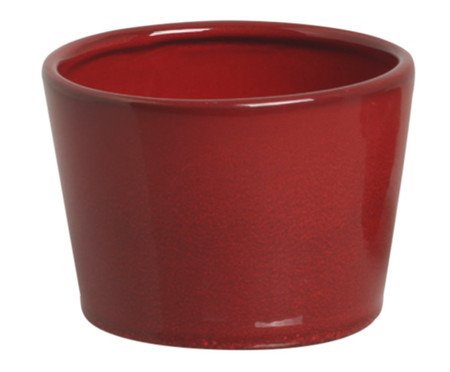 Vaso Kalanchoe Esmaltado Vermelho | Westwing