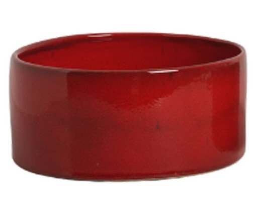 Bacia Floralis Esmaltada Vermelho, Vermelho | WestwingNow