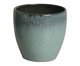 Vaso Orquídea Esmaltado Azul Nevoa, Azul | WestwingNow