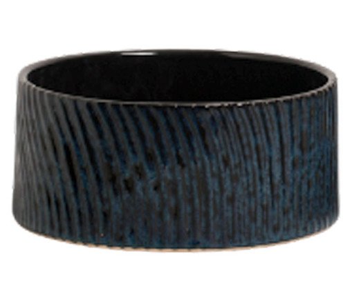 Bacia Mar Esmaltado Azul Preto, Azul | WestwingNow