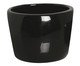 Vaso Kalanchoe Esmaltado Preto, Preto | WestwingNow