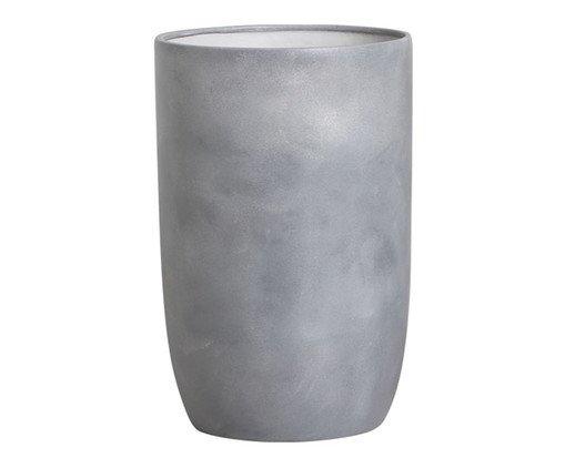 Vaso Paisagismo Alto Cimento Queimado, Cinza | WestwingNow
