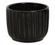 Vaso Violeta Esmaltado Preto, Preto | WestwingNow