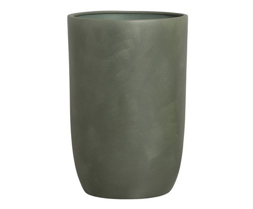 Vaso Paisagismo Alto Verde Militar Queimado, Verde | WestwingNow