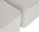 Sofá Ilha 2 Módulos Chaise Ipuã Off-White, Off White | WestwingNow