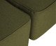 Sofá Ilha 2 Módulos Chaise Ipuã Verde, green | WestwingNow