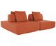Sofá Ilha 2 Módulos Ipuã Terracota, Terracotta | WestwingNow