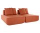 Sofá Ilha 2 Módulos Ipuã Terracota, Terracotta | WestwingNow