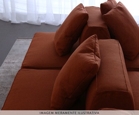 Sofá Ilha 2 Módulos Ipuã Verde | Westwing