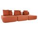 Sofá Ilha 3 Módulos Ipuã Terracota, Terracotta | WestwingNow