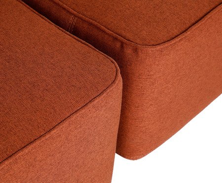 Sofá Ilha 3 Módulos Ipuã Terracota | Westwing