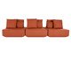 Sofá Ilha 3 Módulos Ipuã Terracota, Terracotta | WestwingNow