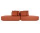 Sofá Ilha 2 Módulos Ipuã Terracota II, Terracotta | WestwingNow