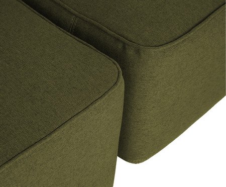 Sofá Ilha 3 Módulos Chaise Ipuã Verde | Westwing