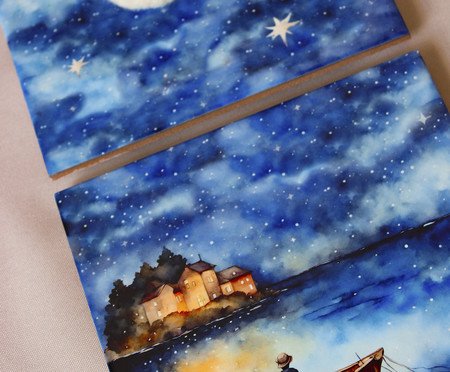 Conjunto de Azulejo Decorativo 