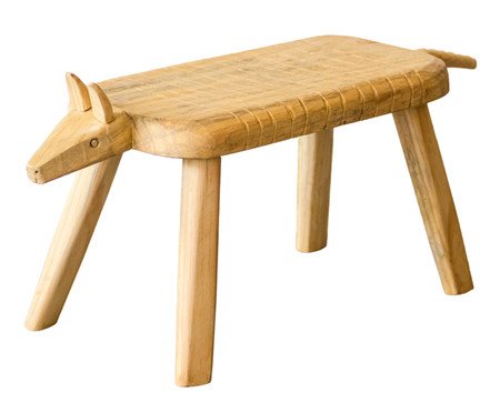 Banco Tatu Natural em Madeira M | Westwing