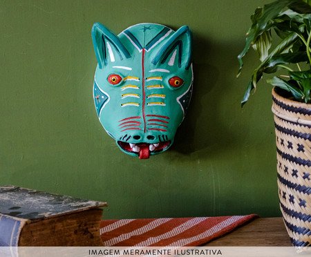Máscara Cerâmica emerson Silva Jacaré | Westwing