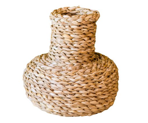 Vaso em Palha Da Taboa Boca Estreta, Natural | WestwingNow