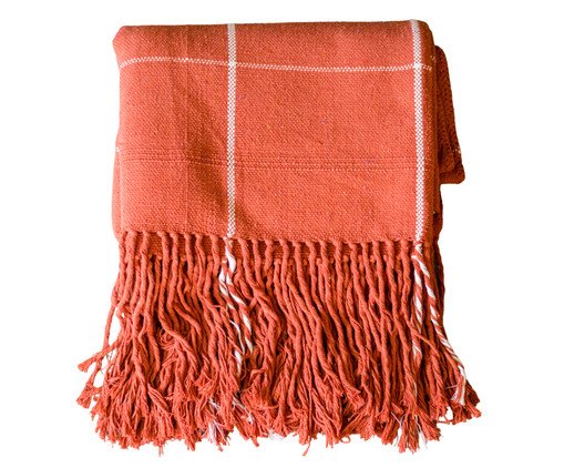 Tapete Passadeira Tear Manual Terracota, Terracotta | WestwingNow