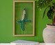 Quadro Renda Renascença Pássaro Verde, multicolor | WestwingNow