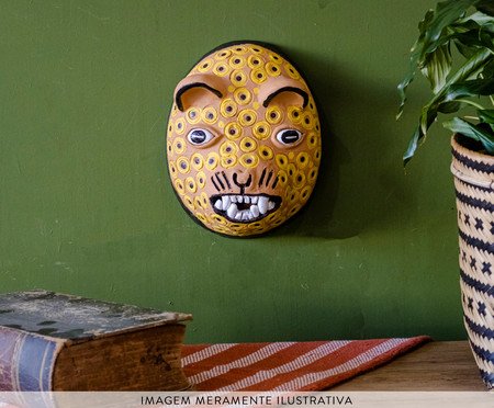 Máscara Cerâmica emerson Silva Onça | Westwing