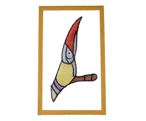 Quadro Renda Renascença Pássaro Amarelo, multicolor | WestwingNow