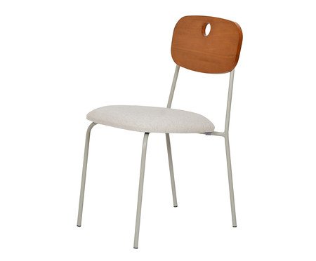 Conjunto de Mesa Mira e 3 Cadeiras Mira  Bege | Westwing