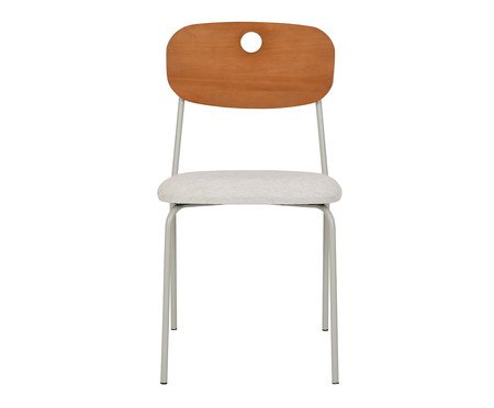 Conjunto de Mesa Mira e 3 Cadeiras Mira  Bege | Westwing