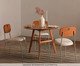 Conjunto de Mesa Mira e 3 Cadeiras Mira  Bege, brown | WestwingNow
