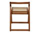 Cadeira Lira Dobrável em Madeira e Rattan, brown | WestwingNow