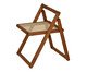 Cadeira Lira Dobrável em Madeira e Rattan, brown | WestwingNow