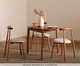 Conjunto de Mesa City e 3 Cadeiras City  Bege, brown | WestwingNow