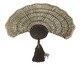 Leque Decorativo com Pingente Bege e Preto, multicolor | WestwingNow