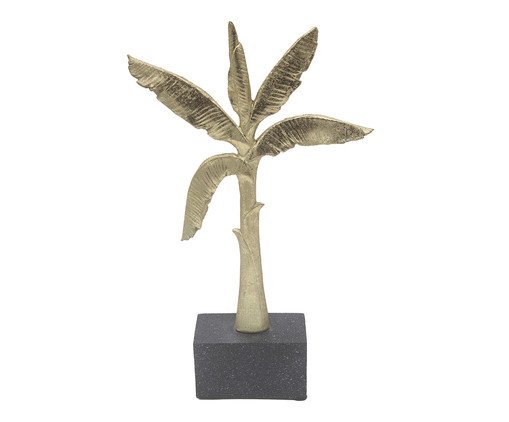 Bananeira em Resina Dourado Envelhecido, multicolor | WestwingNow