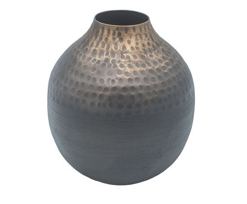 Vaso em Metal Sykes Preto e Bronze, multicolor | WestwingNow