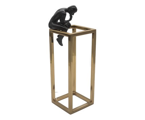 Pensador Pequeno em Metal e Resina Cobre, multicolor | WestwingNow