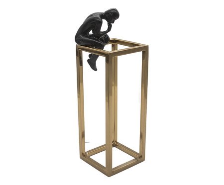 Pensador Pequeno em Metal e Resina Cobre | Westwing