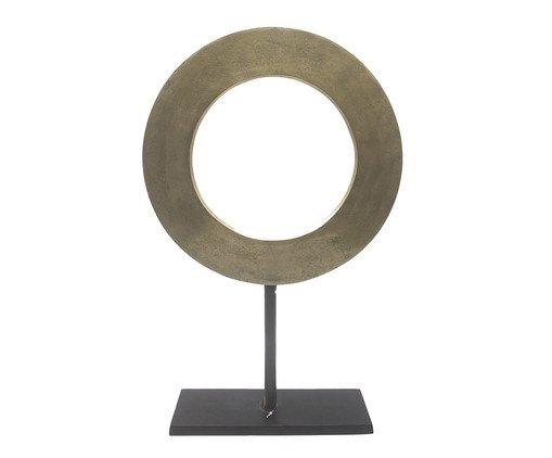 Adorno Argola em Metal Dourado, multicolor | WestwingNow