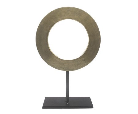 Adorno Argola em Metal Dourado | Westwing