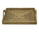 Bandeja Pequena Retangular em Rattan Bege, multicolor | WestwingNow