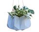 Vaso Suspenso Dobradura Grande Branco Marmorizado, white | WestwingNow