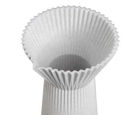 Vaso para Buquês e Arranjos Branco Marmorizado | Westwing