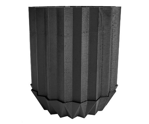 Vaso Com Prato Vinco Preto, black | WestwingNow