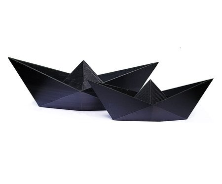 Adorno Barco Origami Preto | Westwing