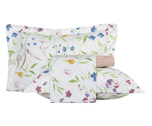 Jogo de Lençol Toque Acetinado Amelie, multicolor | WestwingNow