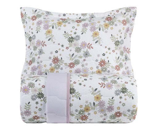 Jogo de Cobre-Leito Malha Fio Penteado Florir, multicolor | WestwingNow