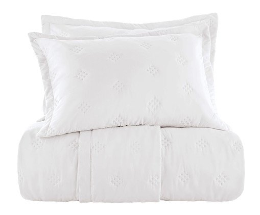 Jogo de Cobre-Leito Toque Acetinado Ultrawave Diamond Branco, white | WestwingNow