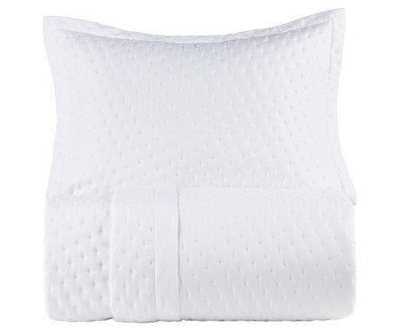 Jogo de Cobre-Leito Toque Acetinado Ultrawave Cristal Labirinto Branco | Westwing
