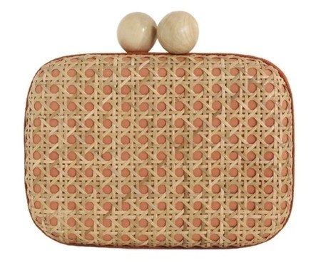 Bolsa Brasil Tropical em Palha Coral | Westwing